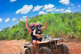 Cuatrimotos, Cenote y Tirolesa
