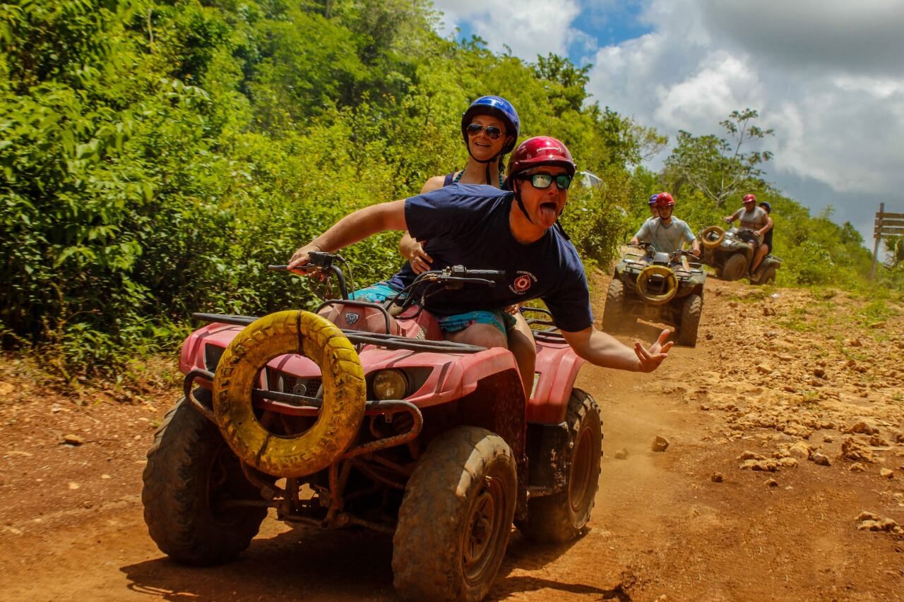 Cuatrimotos, Cenote y Tirolesa