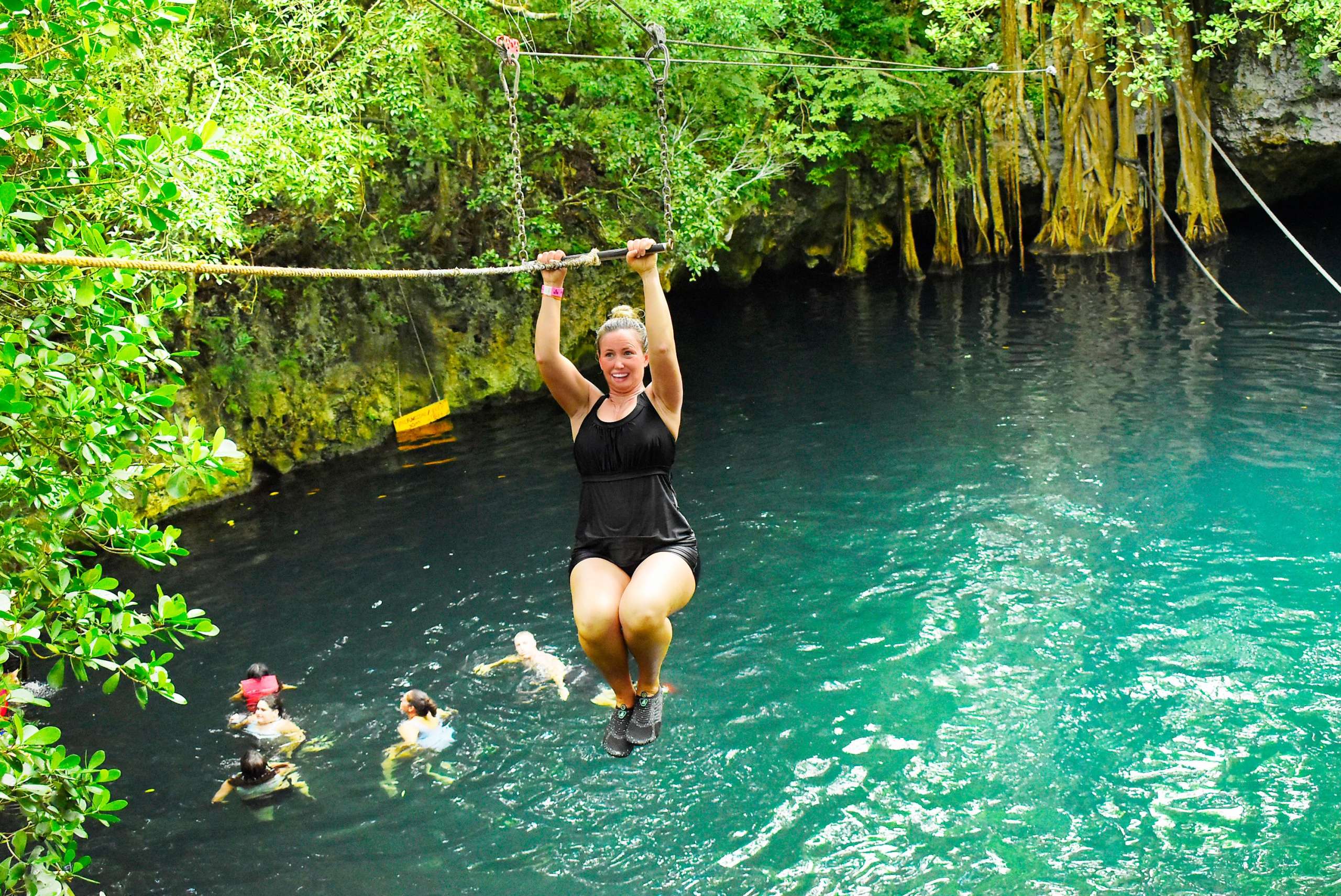 Cuatrimotos, Cenote y Tirolesa